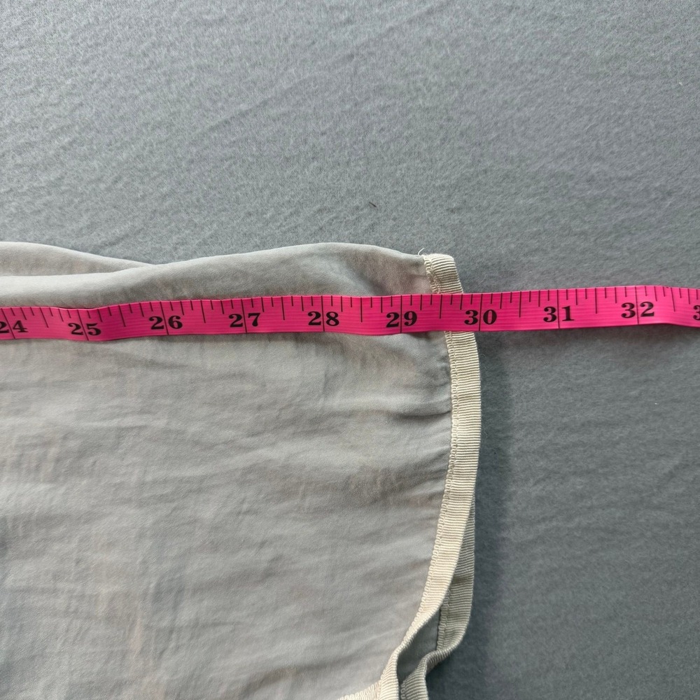 Aerie Gray Lounge Pants XS Satin Side Stripe Jogger Sporty Minimalist Chic - Picture 9 of 11